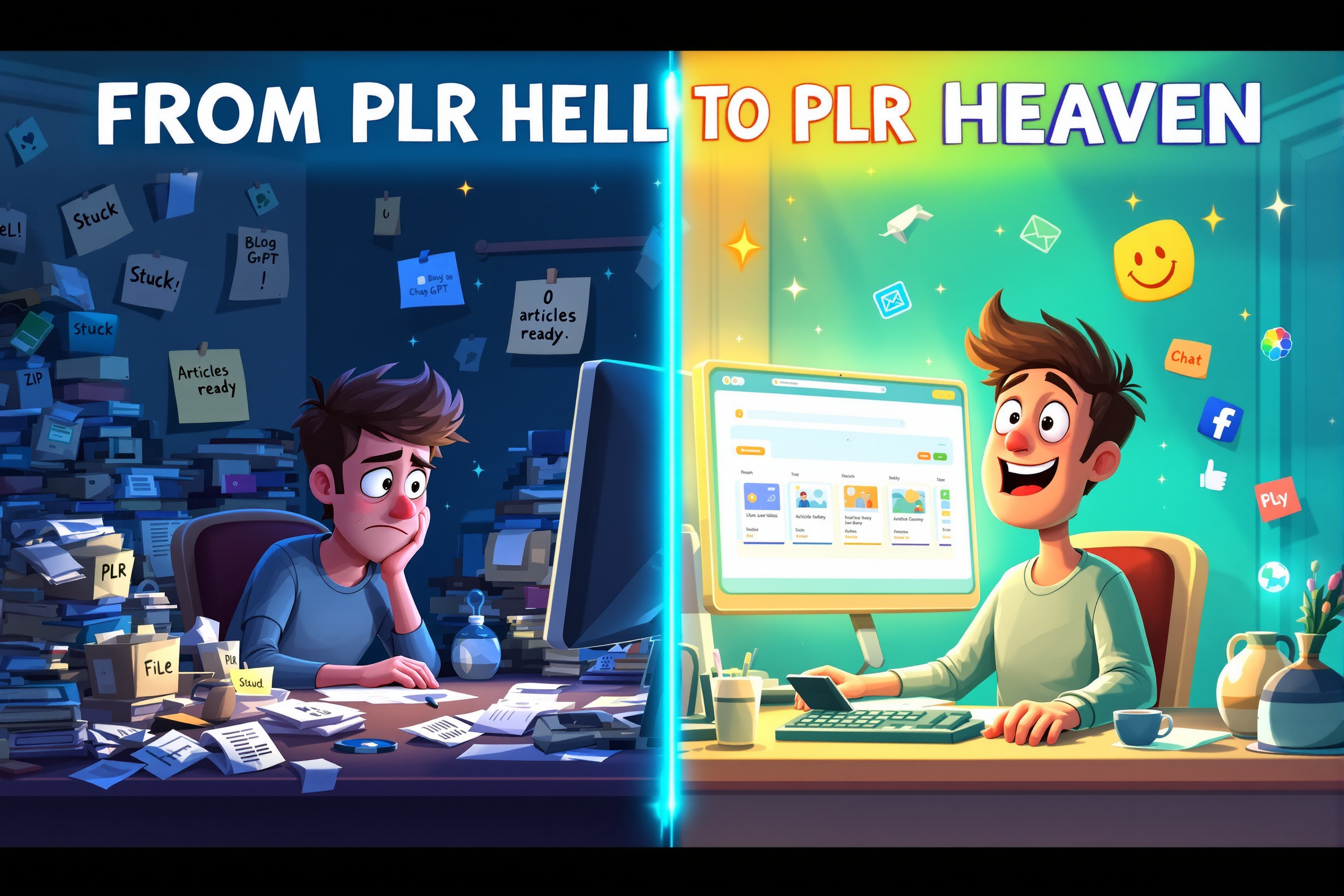 From PLR Hell to PLR Heaven — before and after the Elite PLR Engine