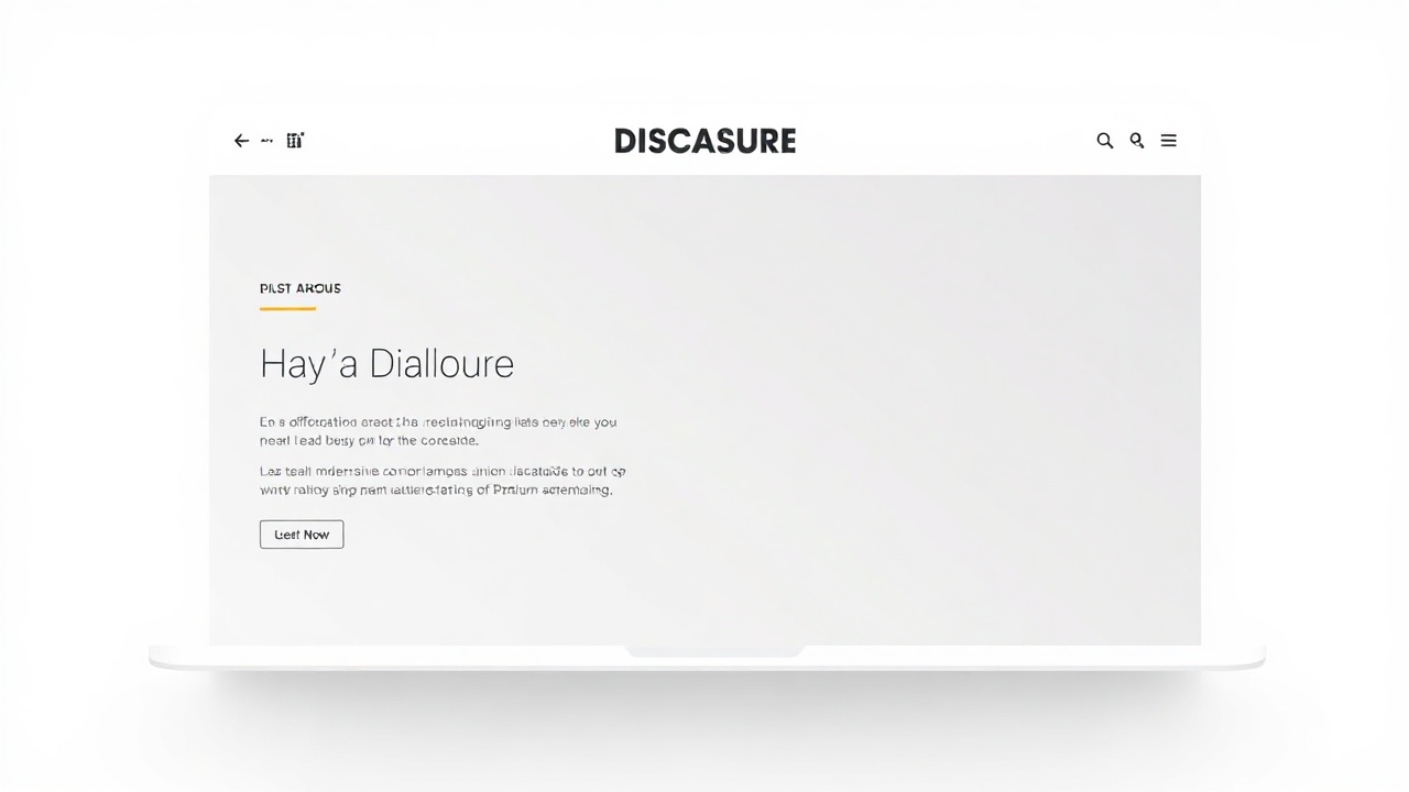 Website disclosure placement illustration