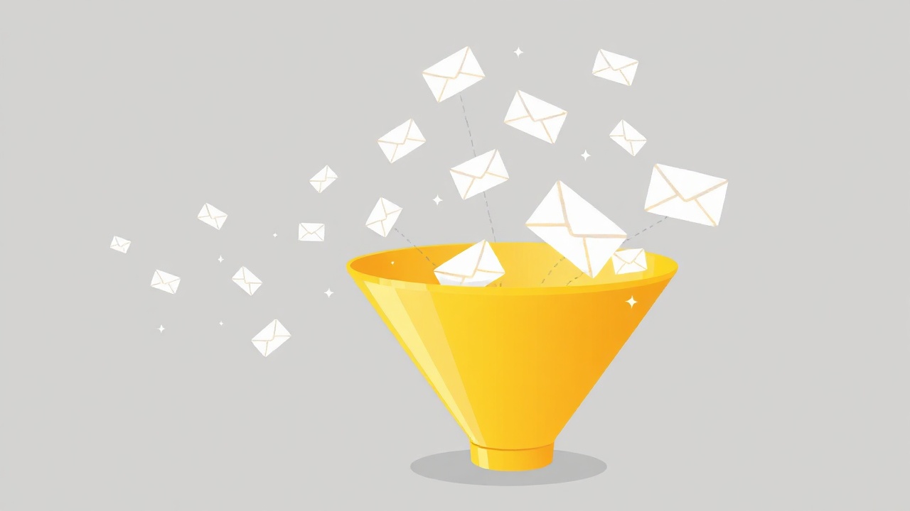 Newsletter sponsorship funnel visualization