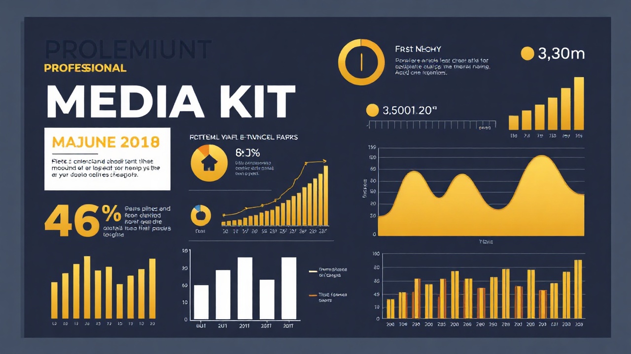 Newsletter media kit concept