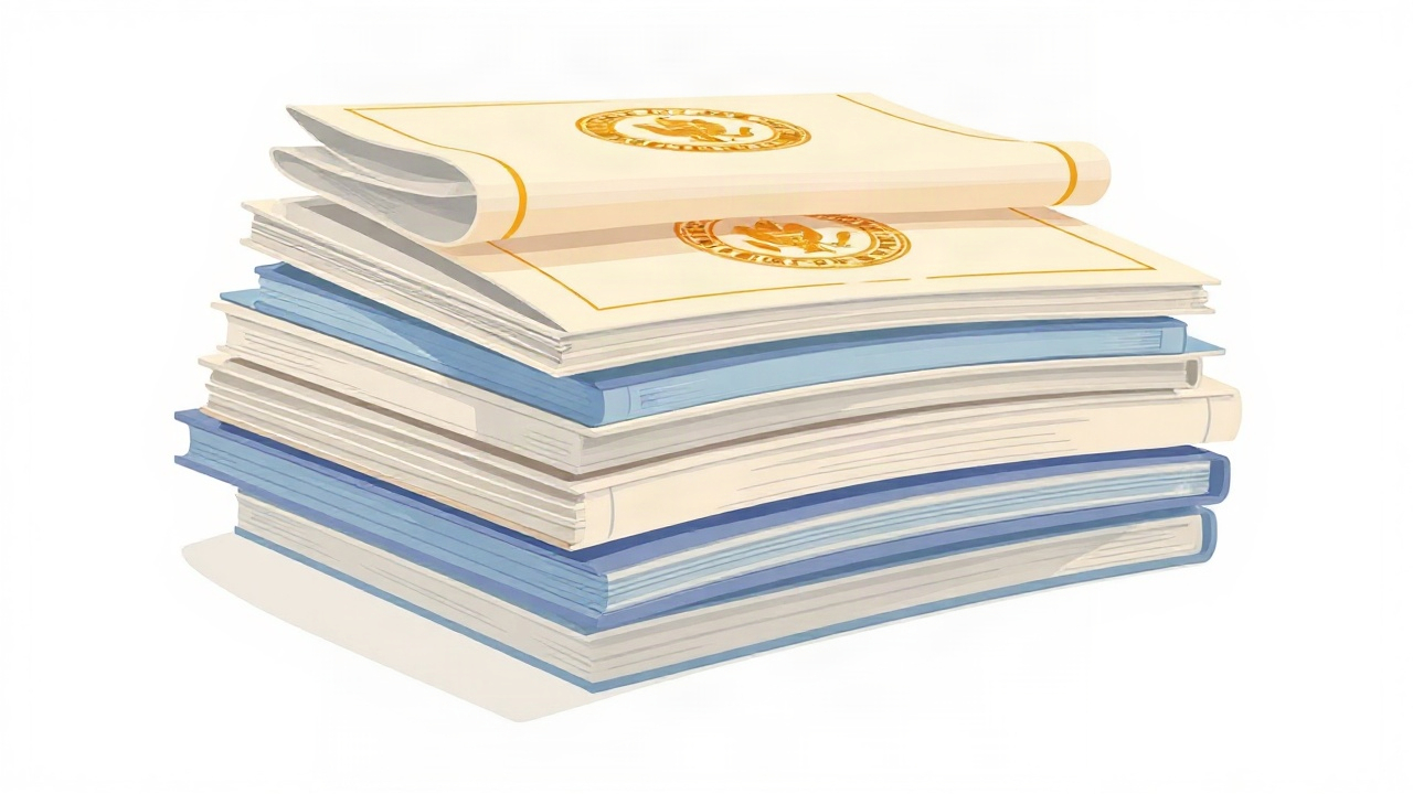 Layered government documents representing federal state and local business requirements