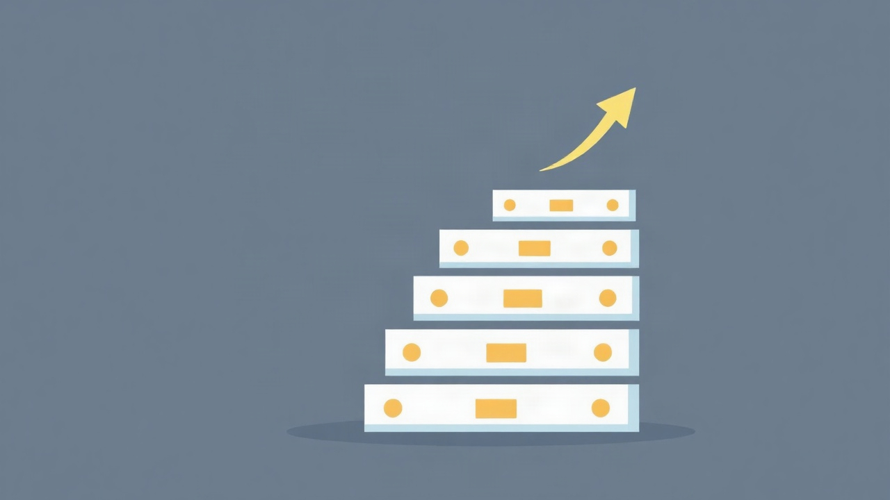 Illustration of tiered service packages showing value progression