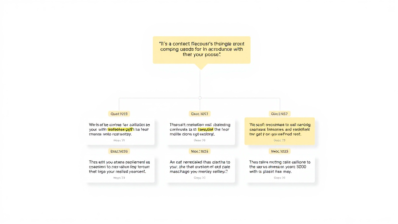 Webpage structure optimized for AI citation with highlighted quotable sections