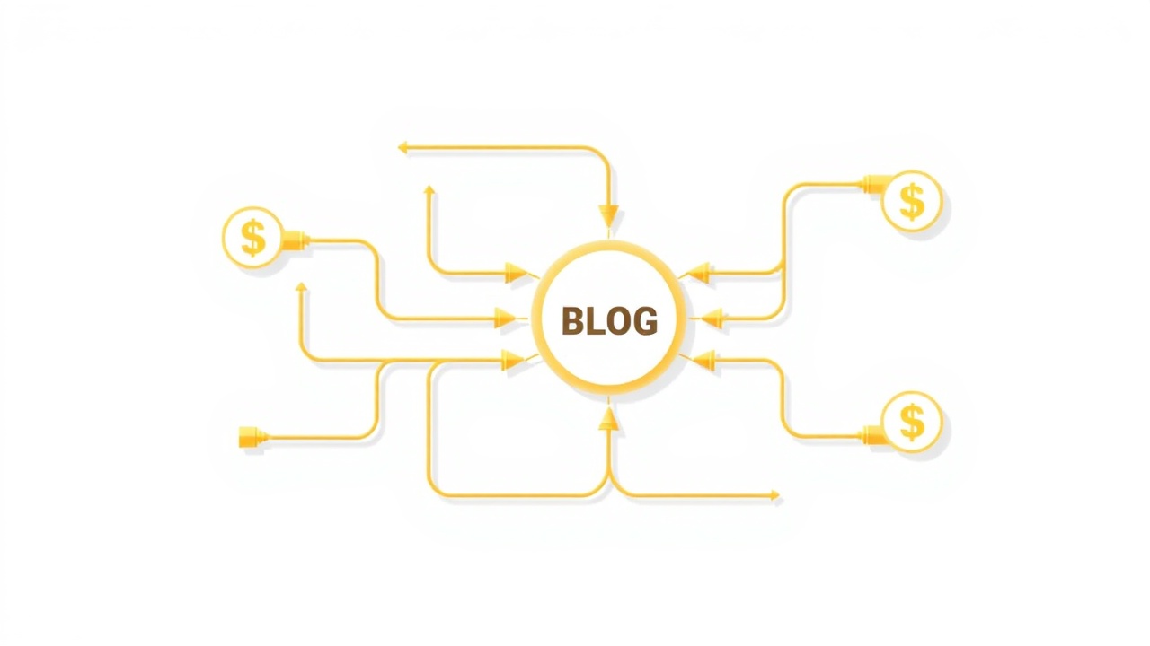 Six blog revenue streams flowing together