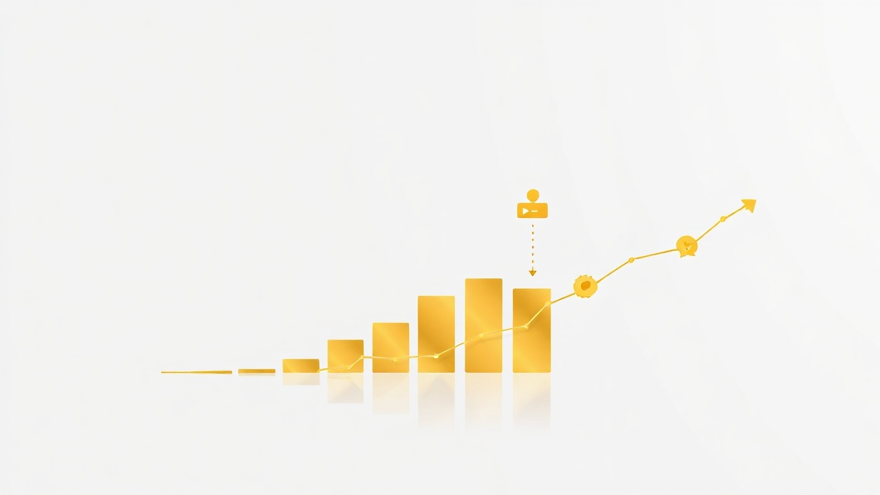 YouTube monetization progress visualization