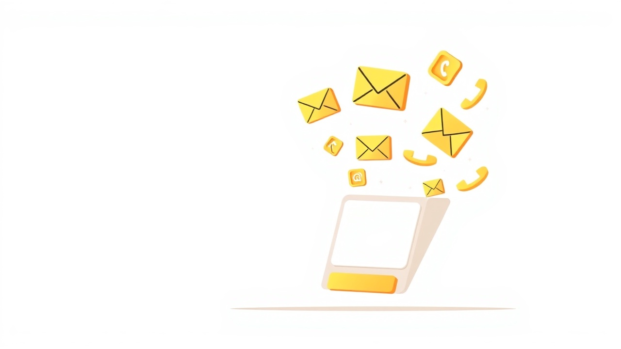 Lead capture funnel illustration showing contacts flowing through a website