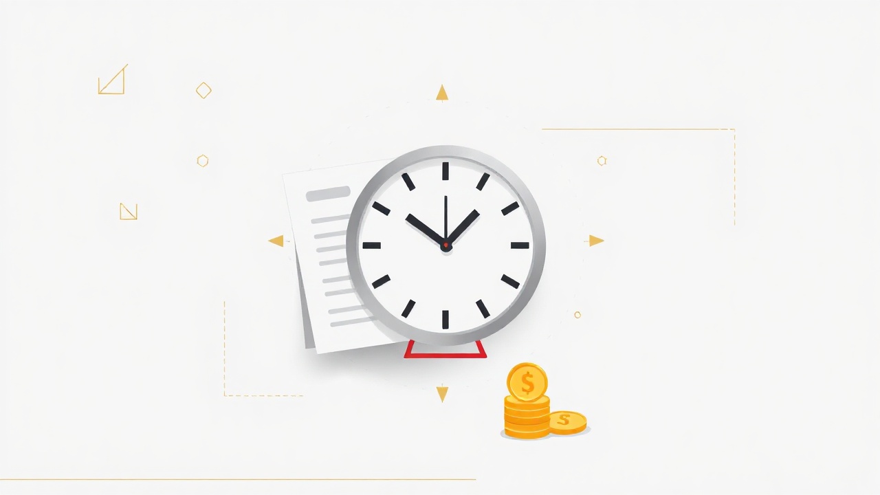 Illustration showing the concept of earning money based on reading time