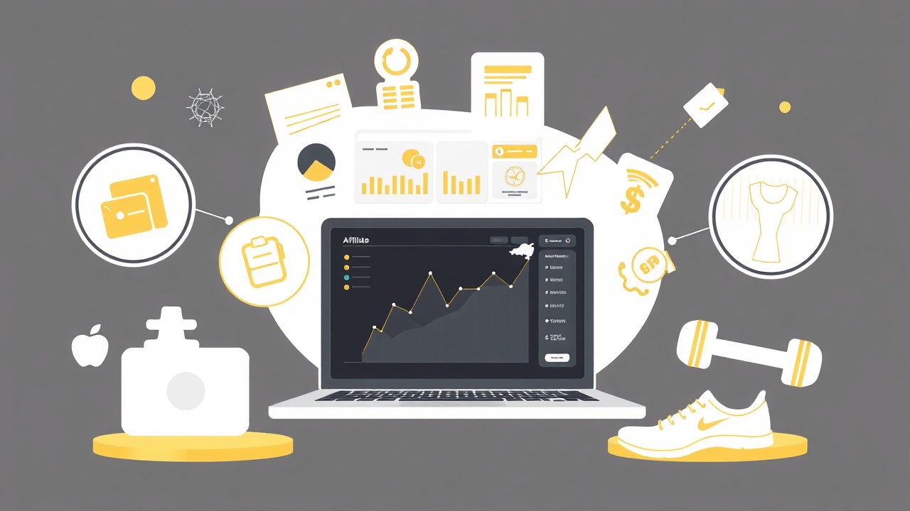 multiple fitness blog revenue streams visualization