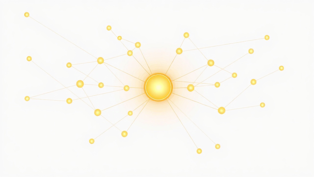 Visual representation of Telegram channel audience network