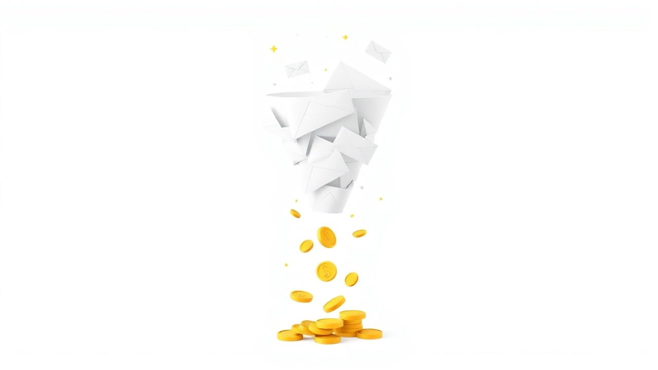 Email marketing funnel converting subscribers into affiliate commissions