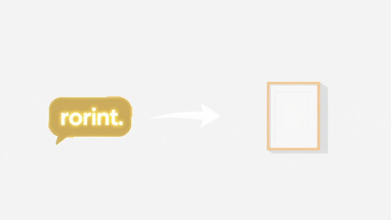 AI art creation workflow from prompt to finished print