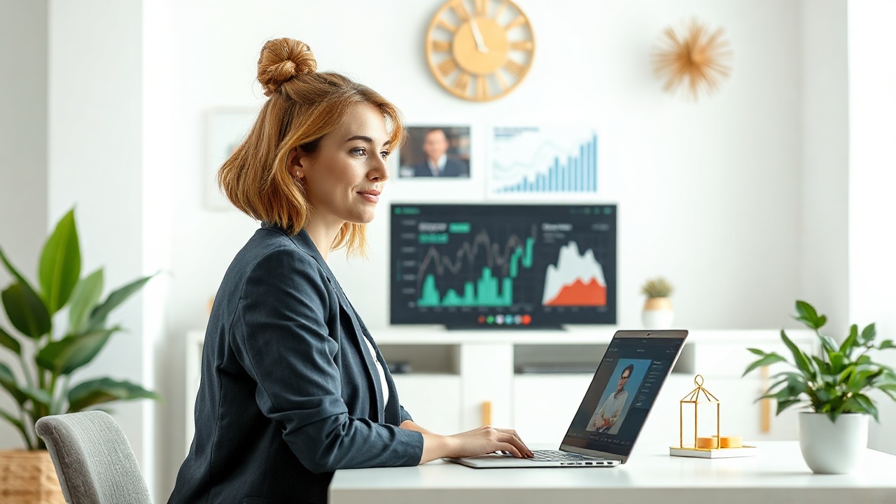 Virtual bookkeeper on client video call