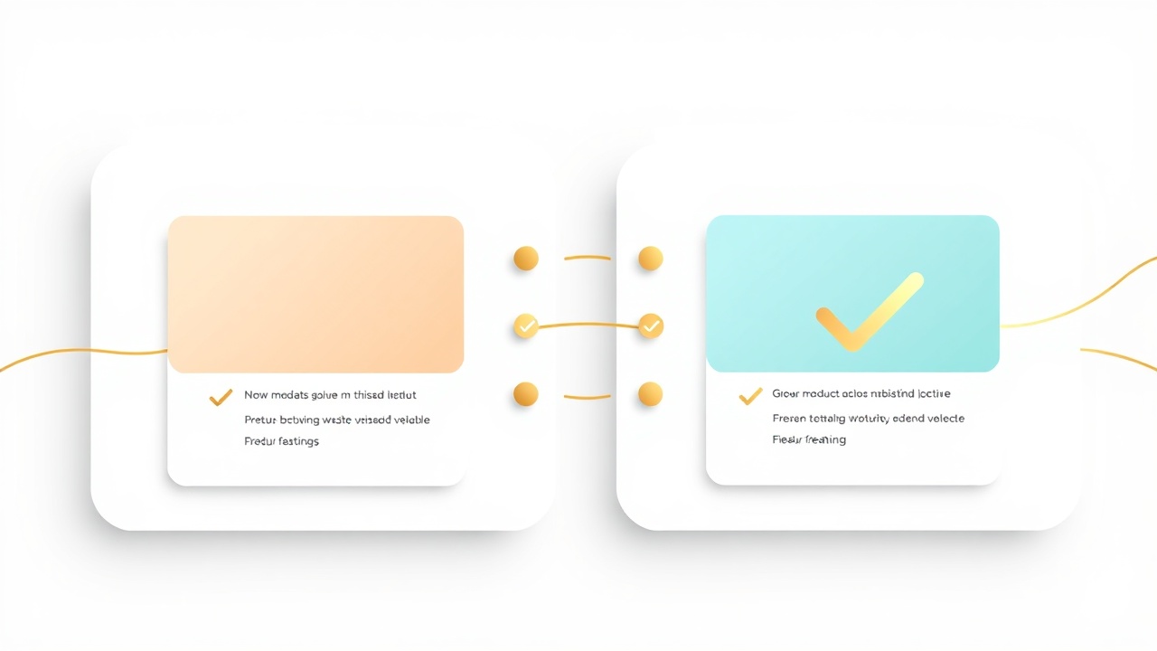Comparison website content structure illustration