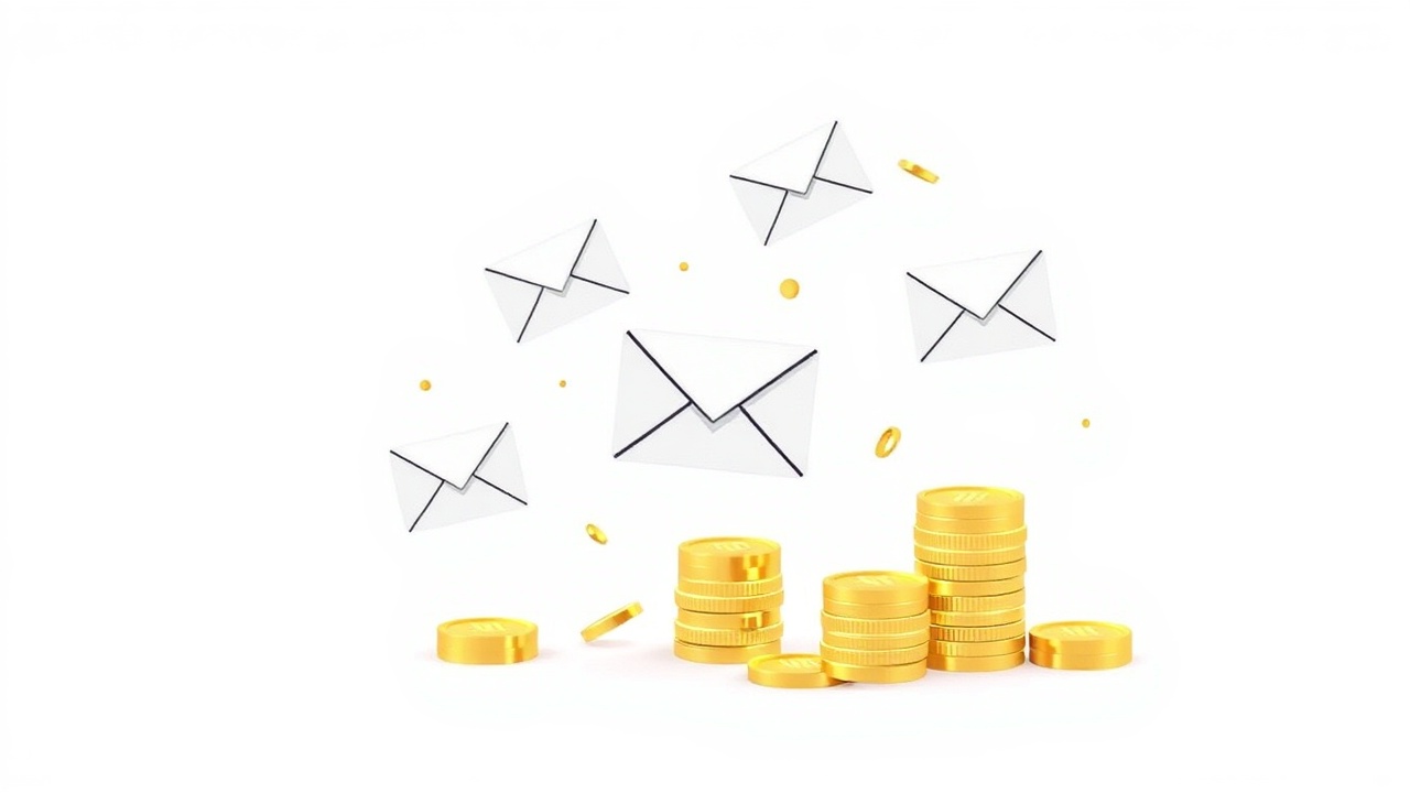 Illustration of email nurturing converting to consulting revenue