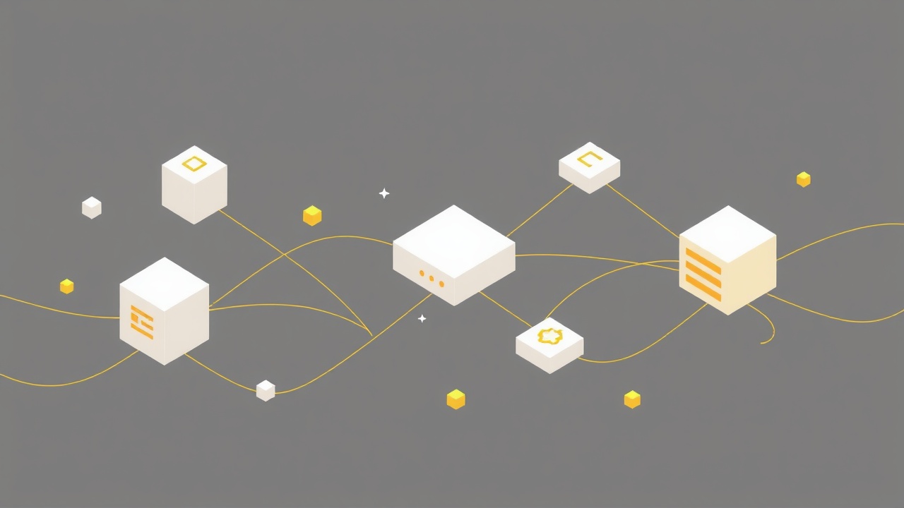 Visual representation of the three-layer no-code app architecture