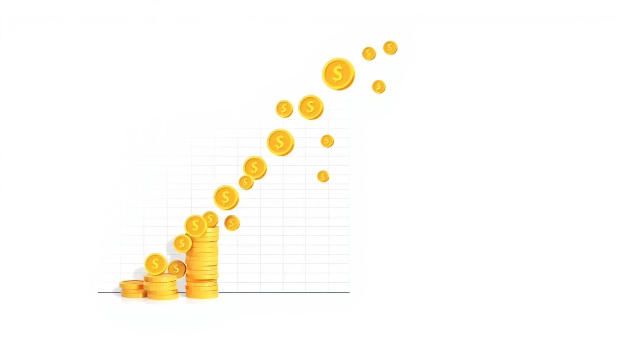 Spreadsheet transforming into passive income coins