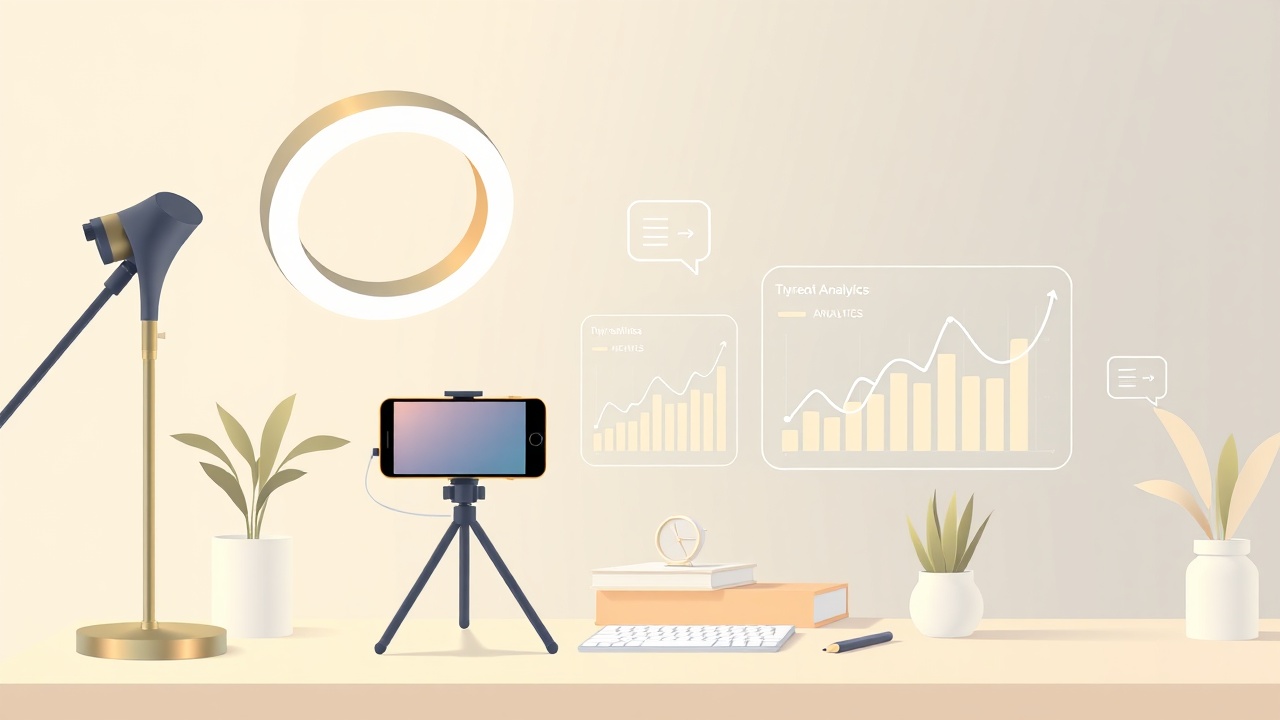 Creator workspace setup for YouTube Shorts production