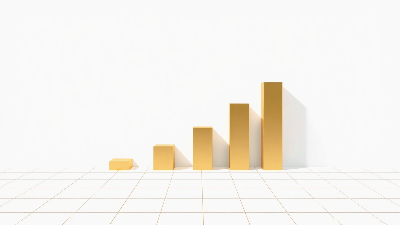 Newsletter revenue growth chart illustration