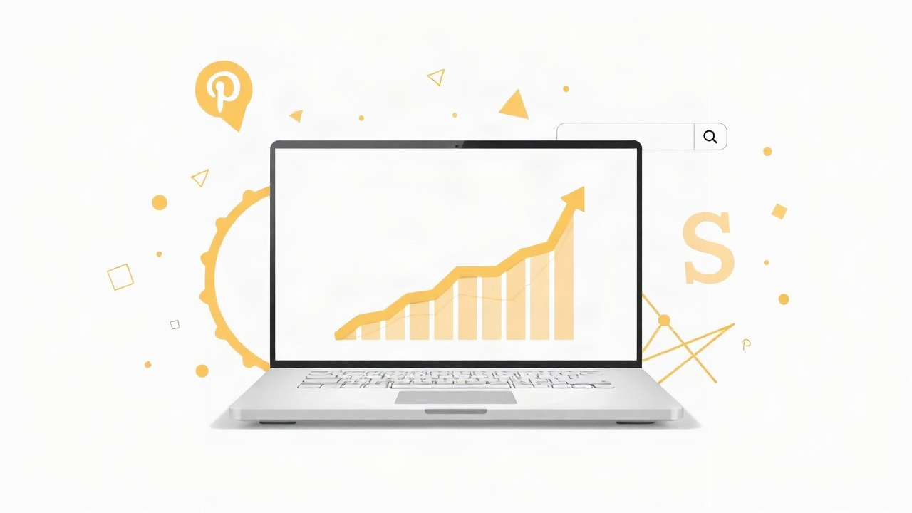 Analytics dashboard showing blog traffic growth from multiple sources