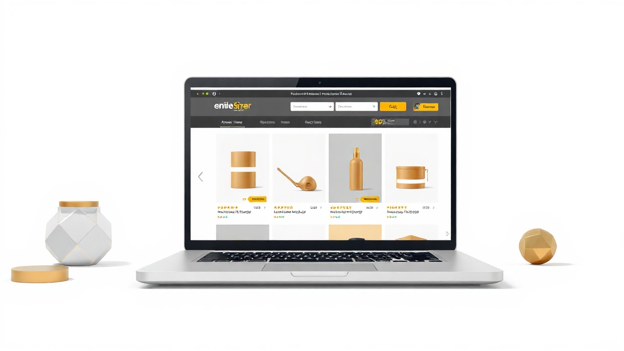 Ecommerce product listing creation workspace