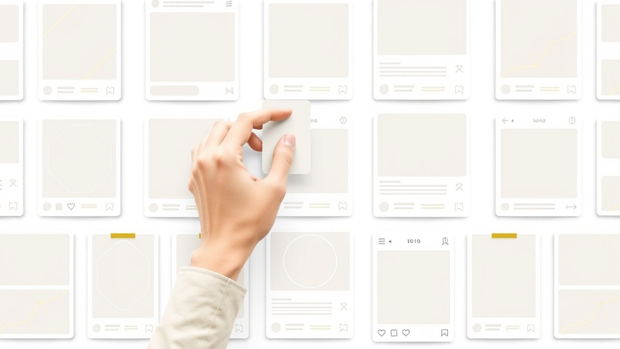 Organizing social media content strategy