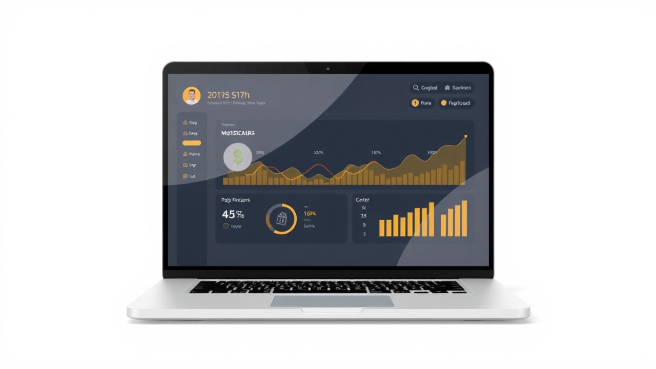 Agency dashboard showing client growth metrics