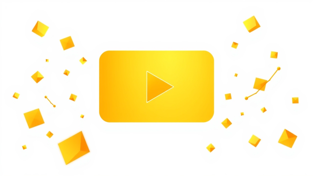 Abstract illustration representing YouTube video engagement and viral growth
