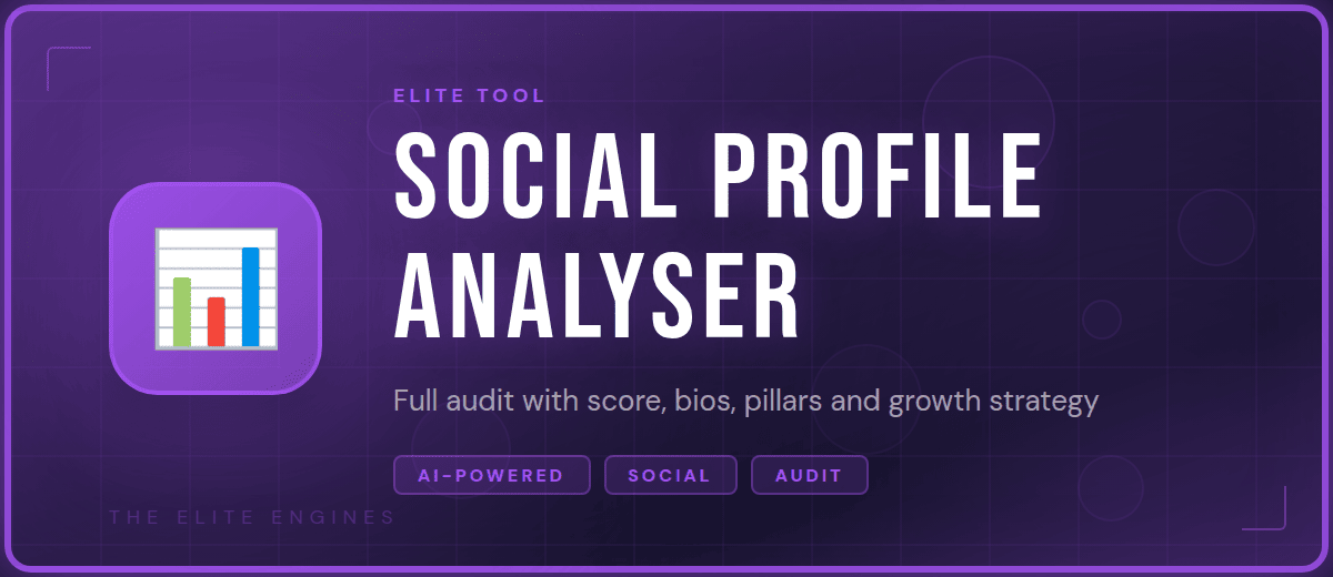 Social Profile Analyser