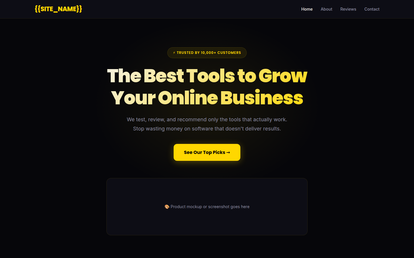 Affiliate Pro Template